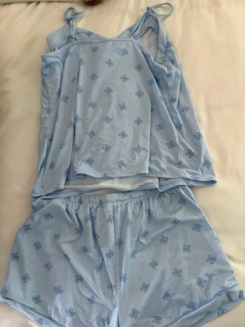 Light Blue Floral Cami & Short Sleep Set - Picture 1 of 4
